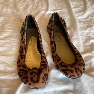 Leopard Pattern Flats in Size 11